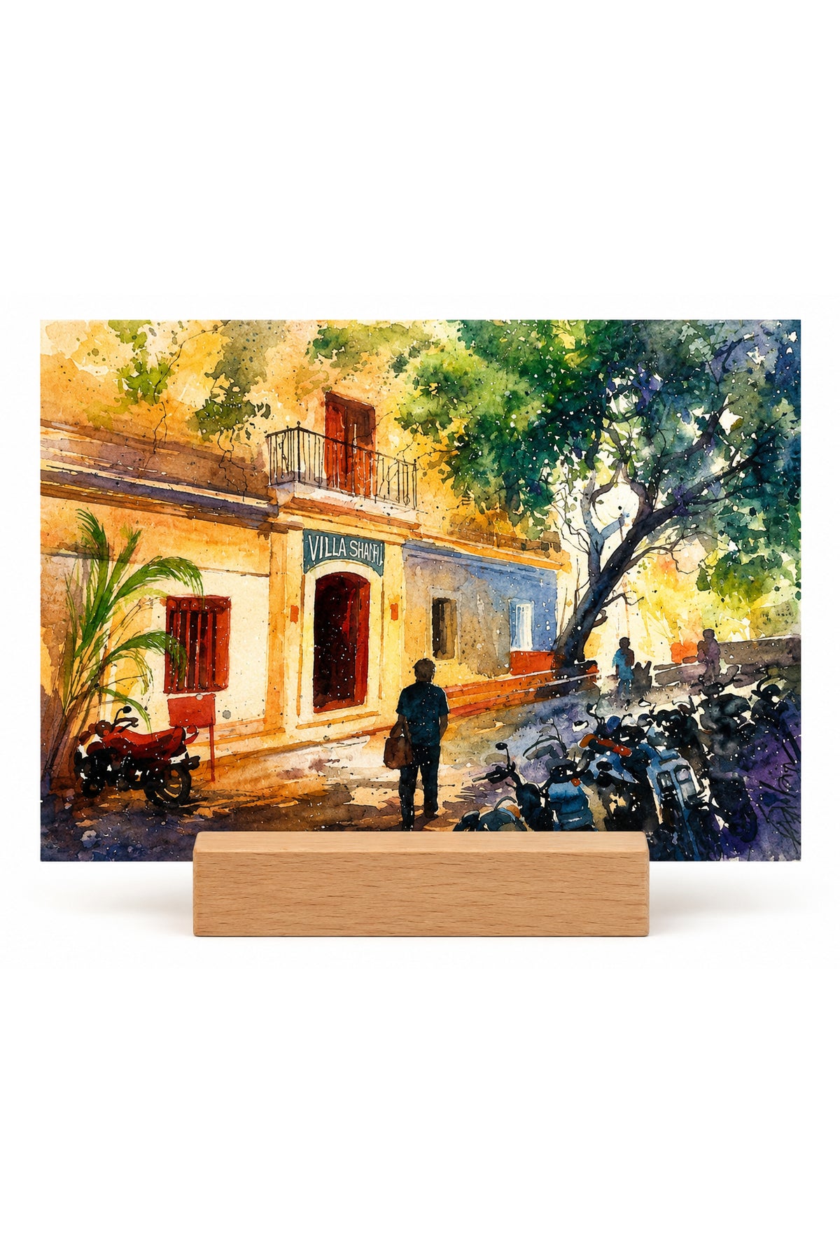 Villa Shanti Landscape Postcard